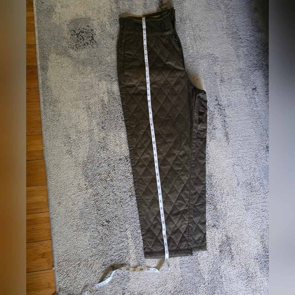 Banana Republic Quilted Capris - Olive Green - Picture 3 of 8